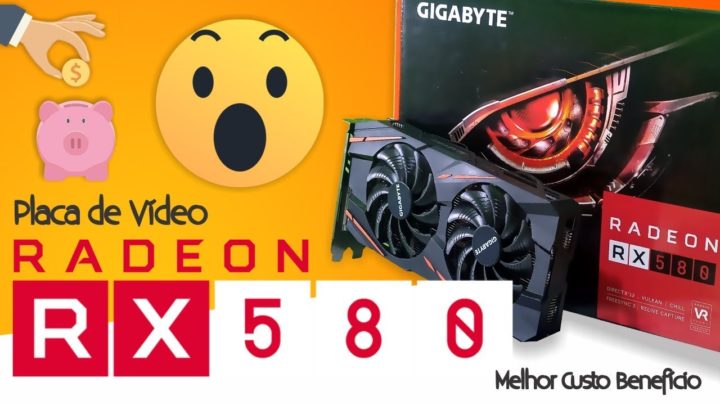 Placa de Vídeo com Melhor Custo Benefício AMD RX 580 Unboxing