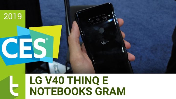 CES 2019: V40 ThinQ e os novos notebooks Gram da LG