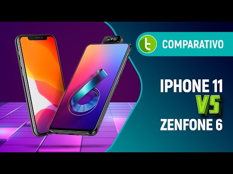 ZENFONE 6 vs IPHONE 11: uma CÂMERA FLIP bate OTIMIZAÇÃO de SOFTWARE? | Comparativo