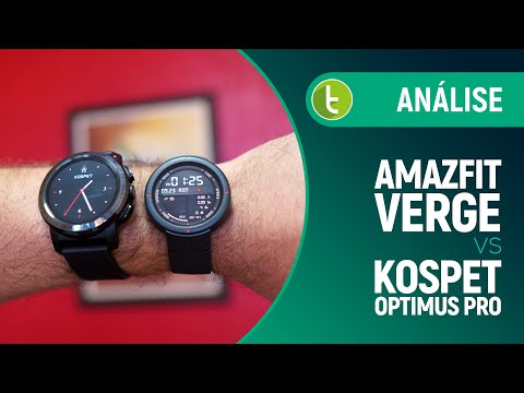 Smartwatch ou celular de pulso? Amazfit Verge vs Kospet Optimus Pro | Análise / Comparativo