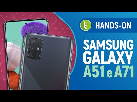 GALAXY A51 e GALAXY A71: o que melhorou do A50 e A70? | Hands-on em vídeo