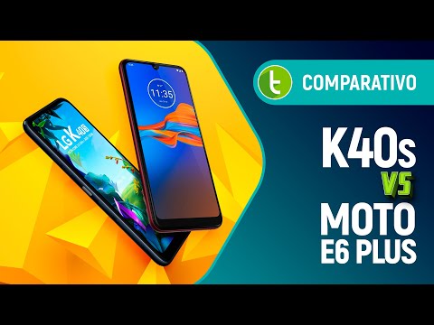 MOTO E6 PLUS vs K40S: baratinho com "ANDROID PURO" ou CUSTOMIZADO? | Comparativo