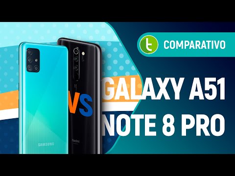 GALAXY A51 vs REDMI NOTE 8 PRO: vale sacrificar CÂMERA por JOGOS? | Comparativo