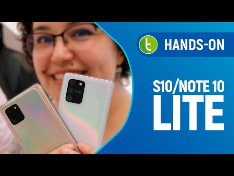 GALAXY S10 LITE e NOTE 10 LITE: hands-on com TESTE de CÂMERA