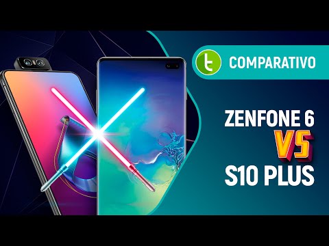 ZENFONE 6 vs GALAXY S10 PLUS: CÂMERA FLIP ou FURO na TELA? | Comparativo