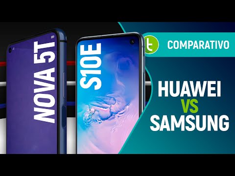 NOVA 5T vs GALAXY S10e: INTERMEDIÁRIO premium ou TOP básico? | Comparativo