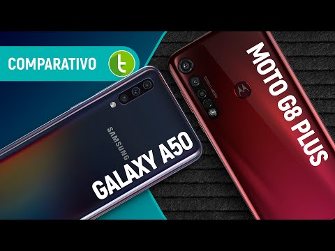 GALAXY A50 vs MOTO G8 PLUS: você ficaria com ATUALIZAÇÃO ou BATERIA? | Comparativo