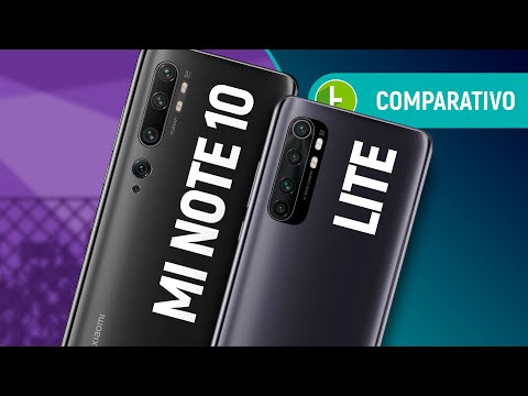 MI NOTE 10 LITE vs MI NOTE 10: mais CARO é SEMPRE o MELHOR? | Comparativo