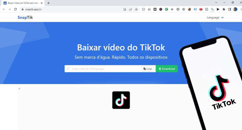 Como tirar marca d agua do tik tok